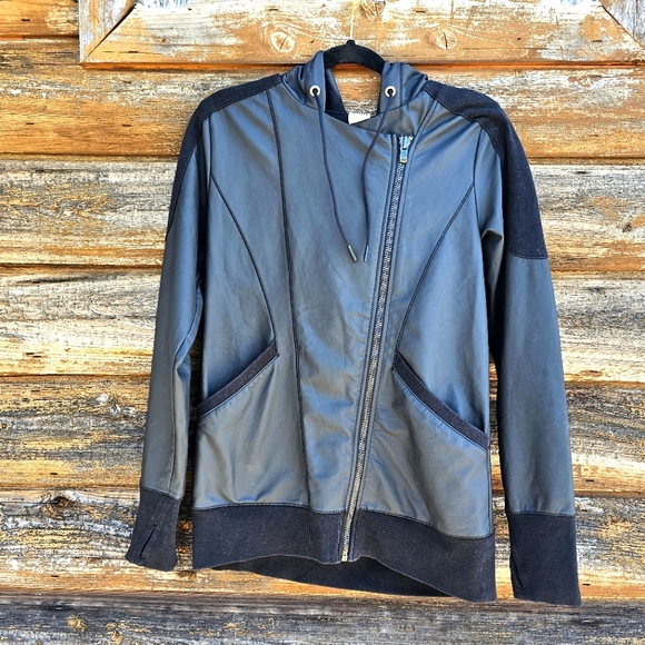 Victoria's Secret VSX SPORT Black Zip Up Hoodie Jacket Coat with Pockets Size S - Picture 4 of 12